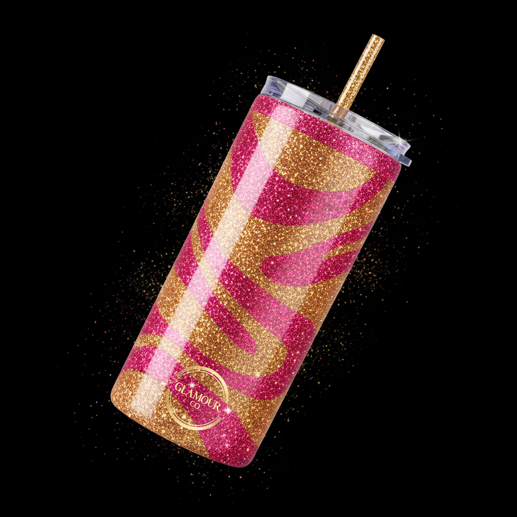 Glitter Pink Tumbler